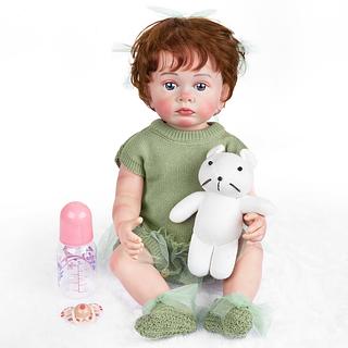 Boneca Bebê Reborn Realista Veías Visíveis Cabelo Fio A Fio