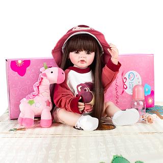 Boneca Bebê Reborn Pintura Realista 100% Silicone